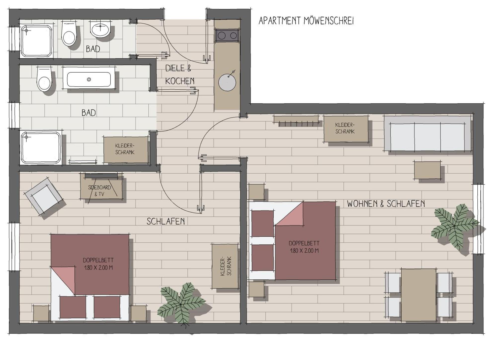 Apartmenthaus Moewenschrei อินเซิลเพิล ภายนอก รูปภาพ