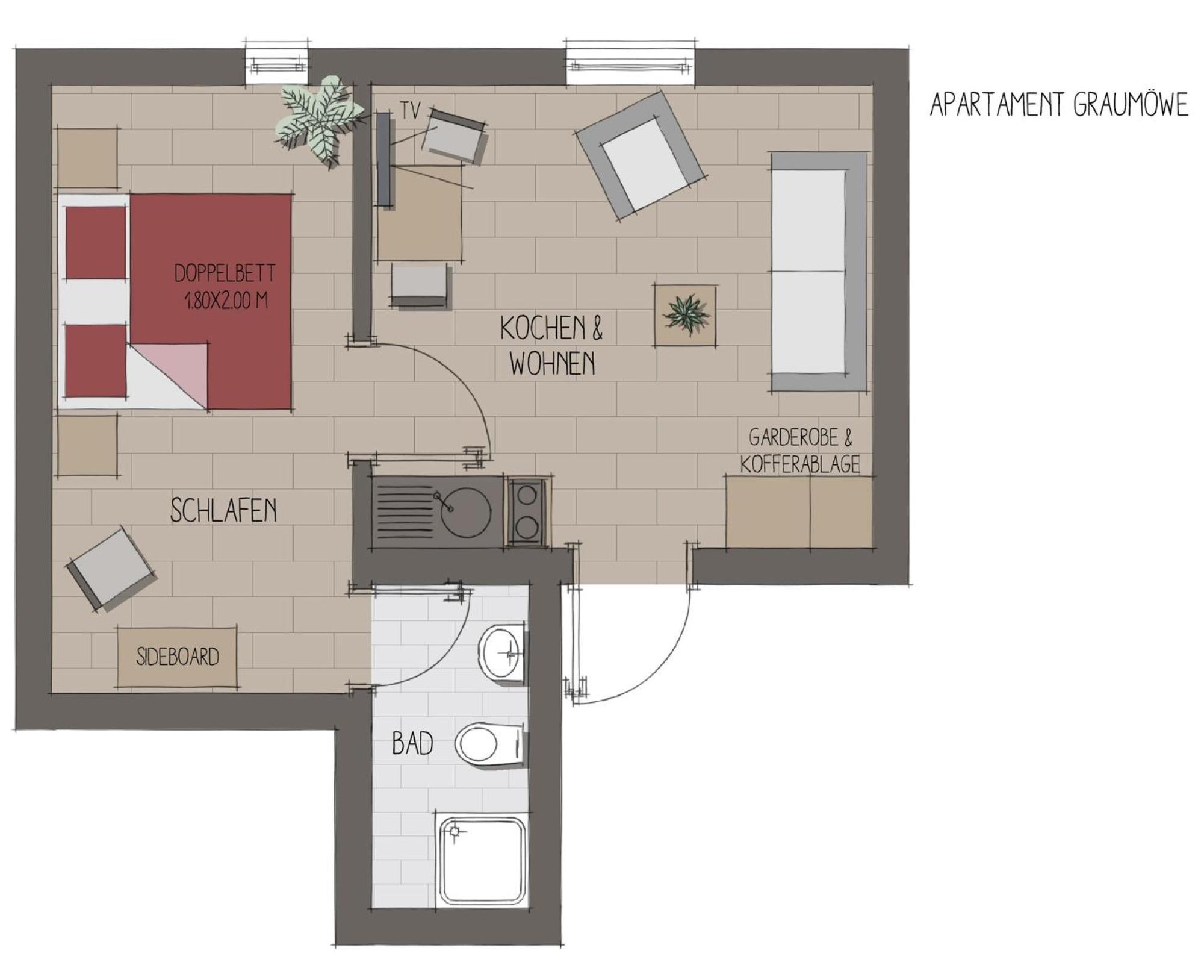 Apartmenthaus Moewenschrei อินเซิลเพิล ภายนอก รูปภาพ